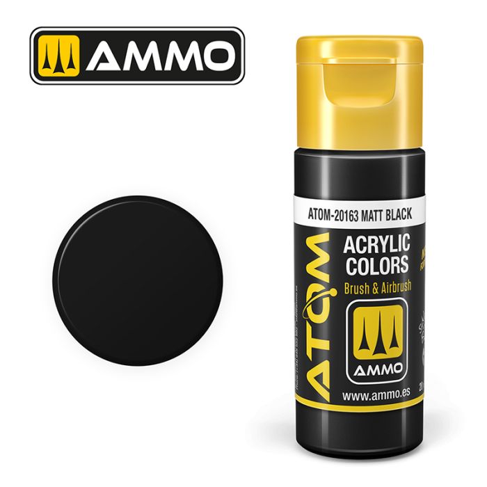 AMMO: 20163 - ATOM COLOR MATT BLACK