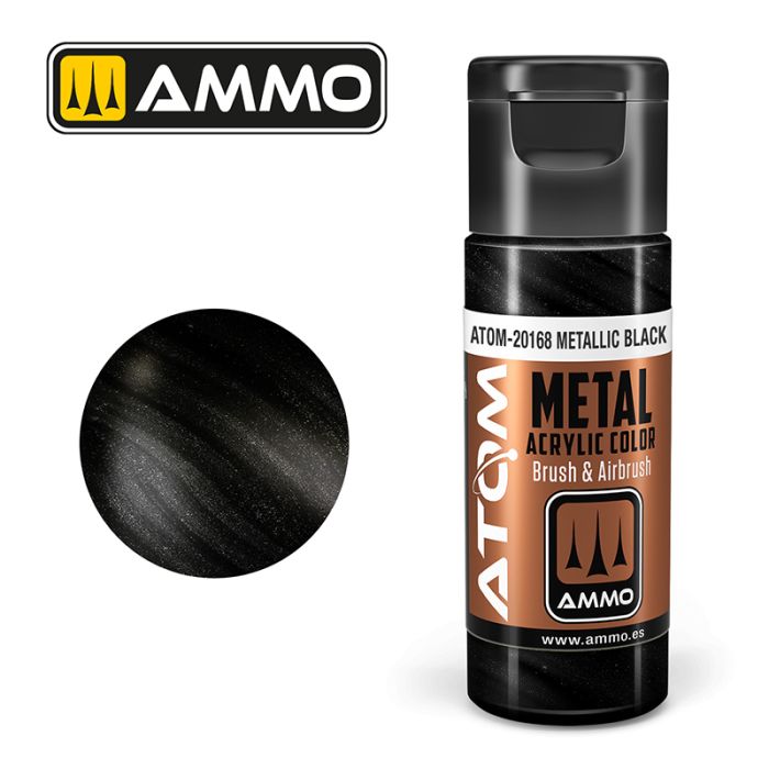 AMMO: 20168 - ATOM METALLIC BLACK