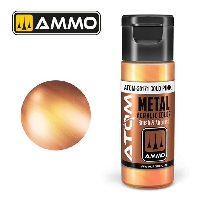 AMMO: 20171 - ATOM METALLIC GOLD PINK