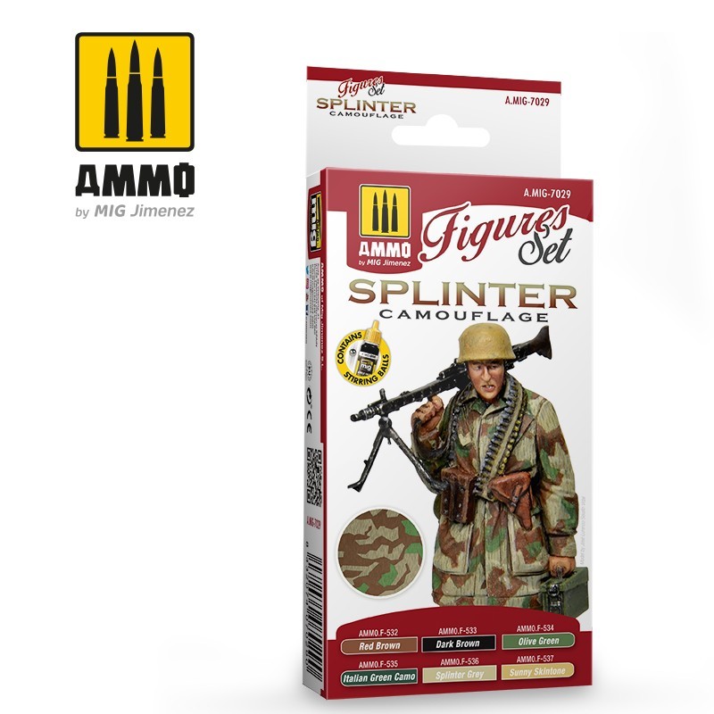 AMMO: 7029 - SPLINTER CAMOUFLAGE FIGURES SET