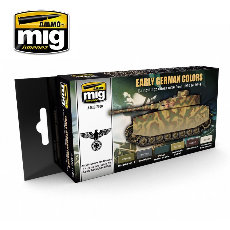 AMMO: 7100 - EARLY / MIDDLE GERMAN COLORS SET