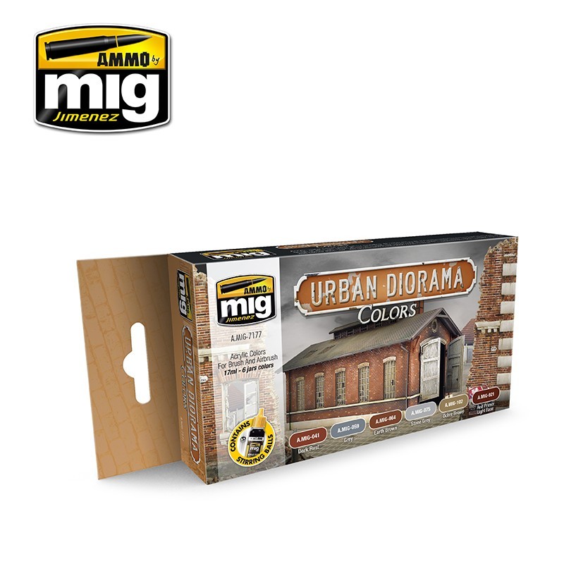 AMMO: 7177 - URBAN DIORAMA COLORS SET