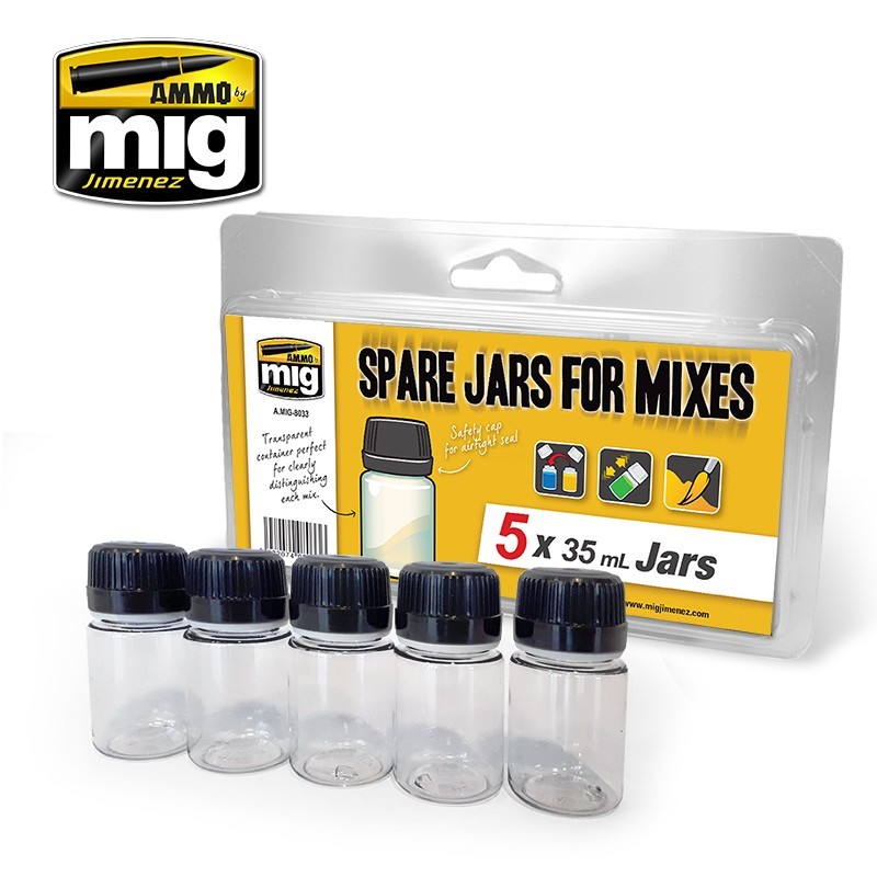 AMMO: 8033 - SPARE BIG JARS FOR MIXES