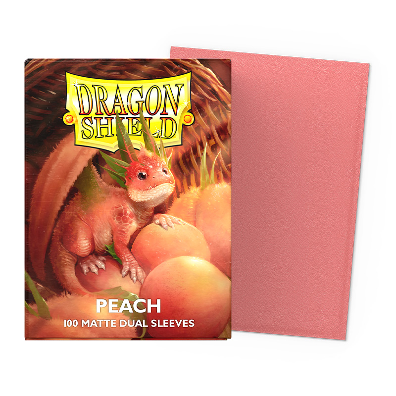 Dragon Shield Standard Dual Matte Peach Sleeves