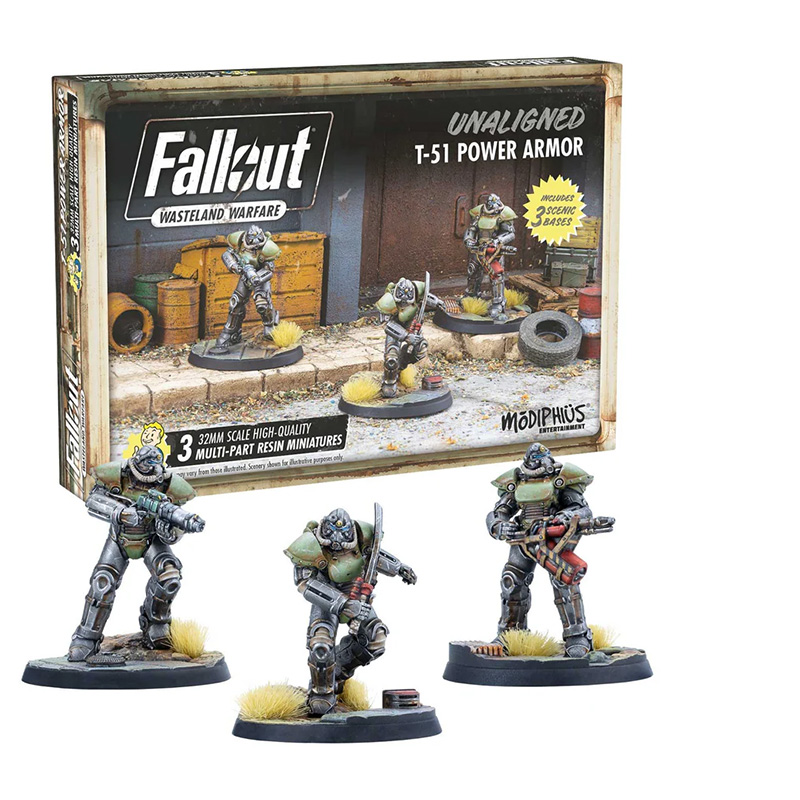 FALLOUT WASTELAND WARFARE - UNALIGNED: T-51 POWER ARMOUR