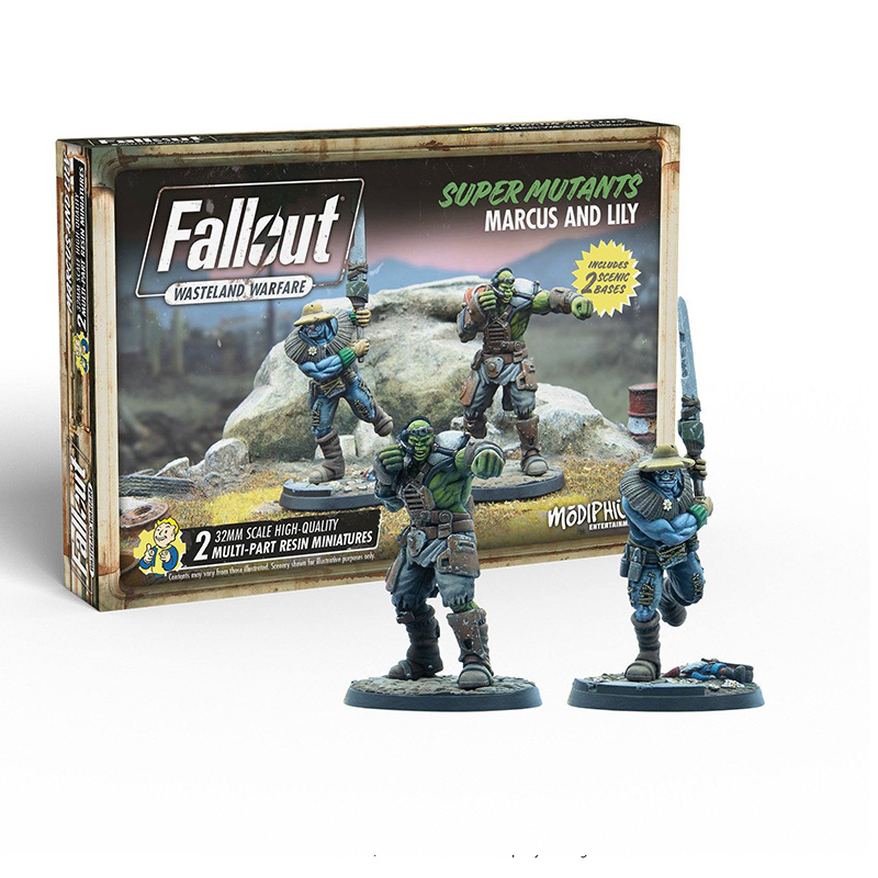 FALLOUT WASTELAND WARFARE – SUPER MUTANTS: MARCUS AND LILY