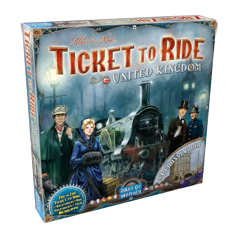TICKET TO RIDE MAP COLLECTION 5: UNITED KINGDOM & PENNSYLVANIA