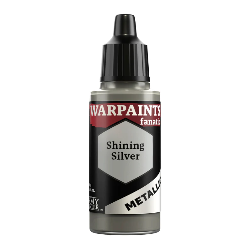 ARMY PAINTER WARPAINTS FANATIC METALLIC:  SHINING SILVER