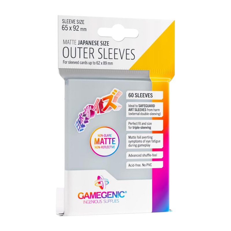 GAMEGENIC - OUTER SLEEVES MATTE JAPANESE SIZE