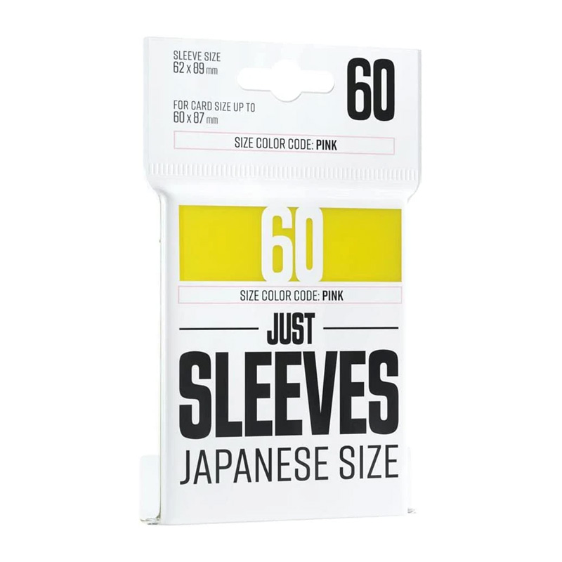JUST SLEEVES - JAPANESE SIZE YELLOW