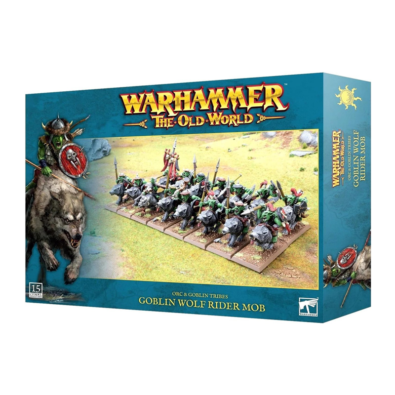 THE OLD WORLD: ORC & GOBLIN TRIBES - GOBLIN WOLF RIDER MOB