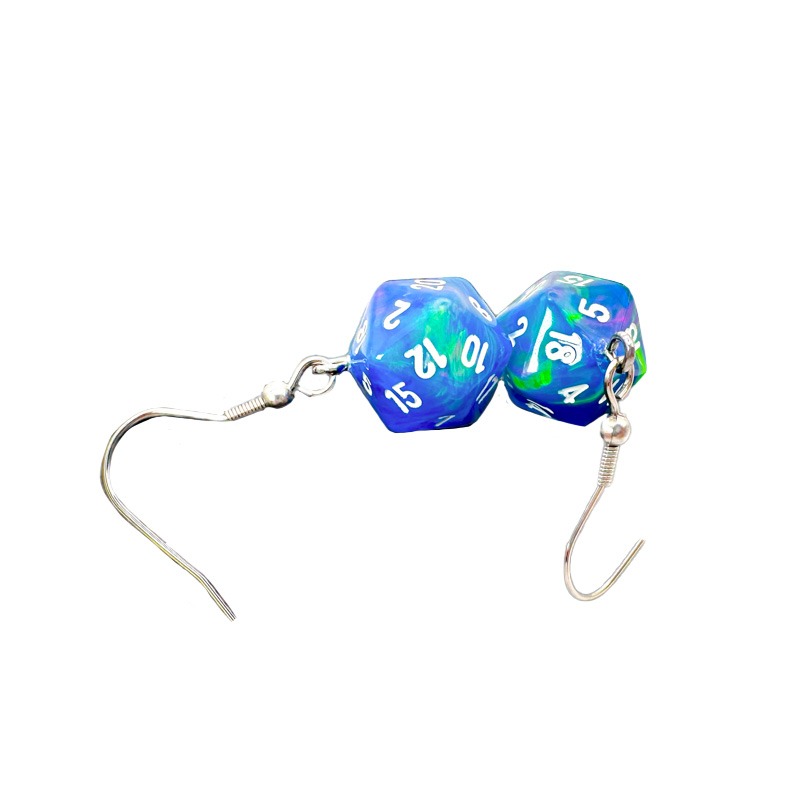 NAUŠNICE FESTIVE® WATERLILY™ MINI-POLY D20