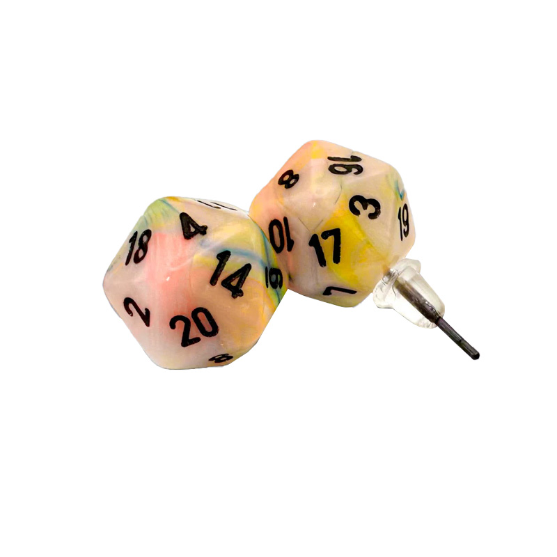 NAUŠNICE FESTIVE® CIRCUS™ MINI-POLY D20 PAIR