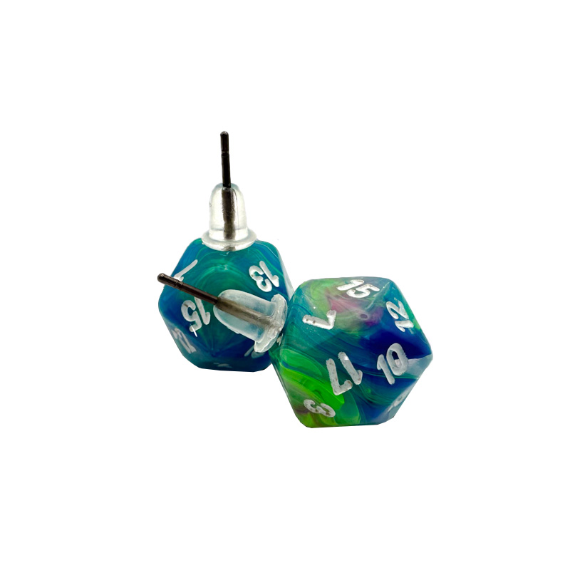 NAUŠNICE FESTIVE® WATERLILY™ MINI-POLY D20