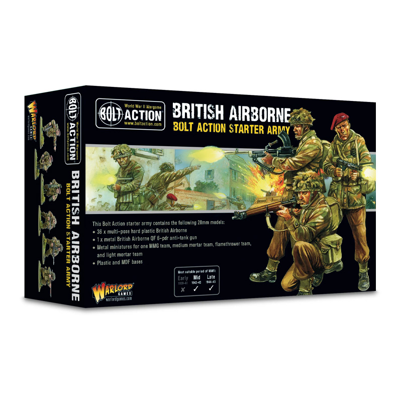 BOLT ACTION - BRITISH AIRBORNE STARTER ARMY