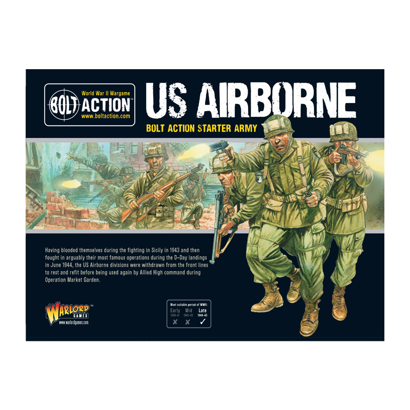 BOLT ACTION - US AIRBORNE STARTER ARMY