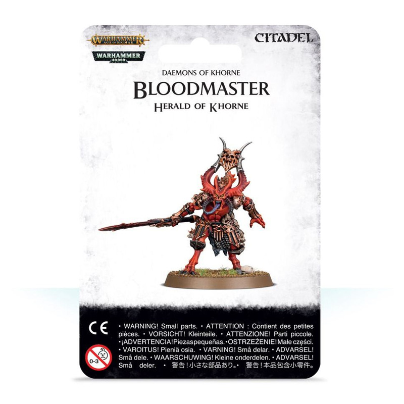 DAEMONS OF KHORNE - BLOODMASTER HERALD OF KHORNE