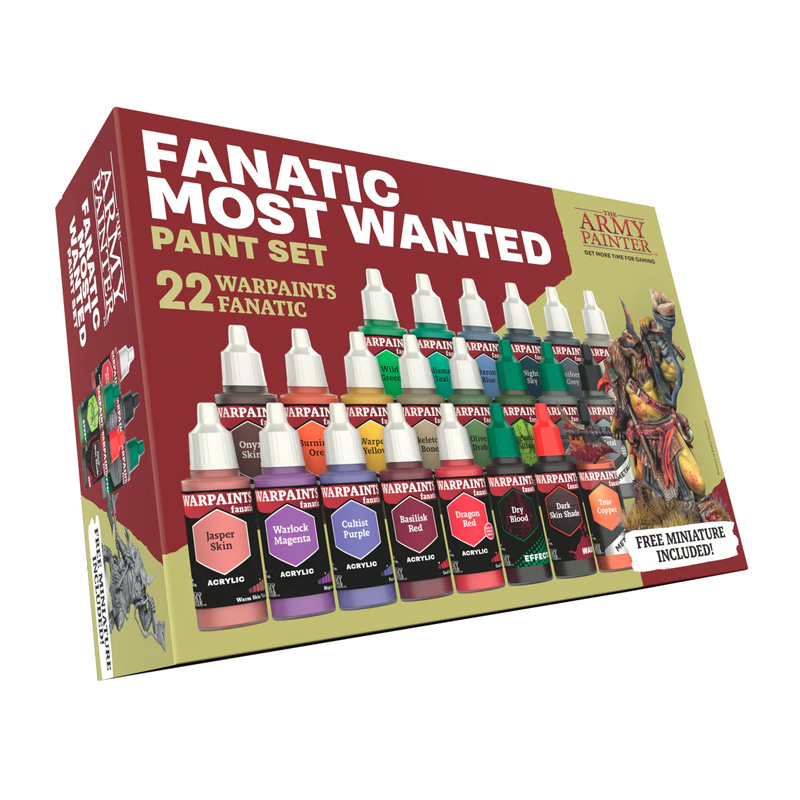 THE ARMY PAINTER - WARPAINTS FANATIC: MOST WANTED PAINT SET