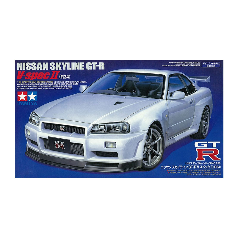 24258 - NISSAN SKYLINE GT-R R34 V-SPEC II 1/24