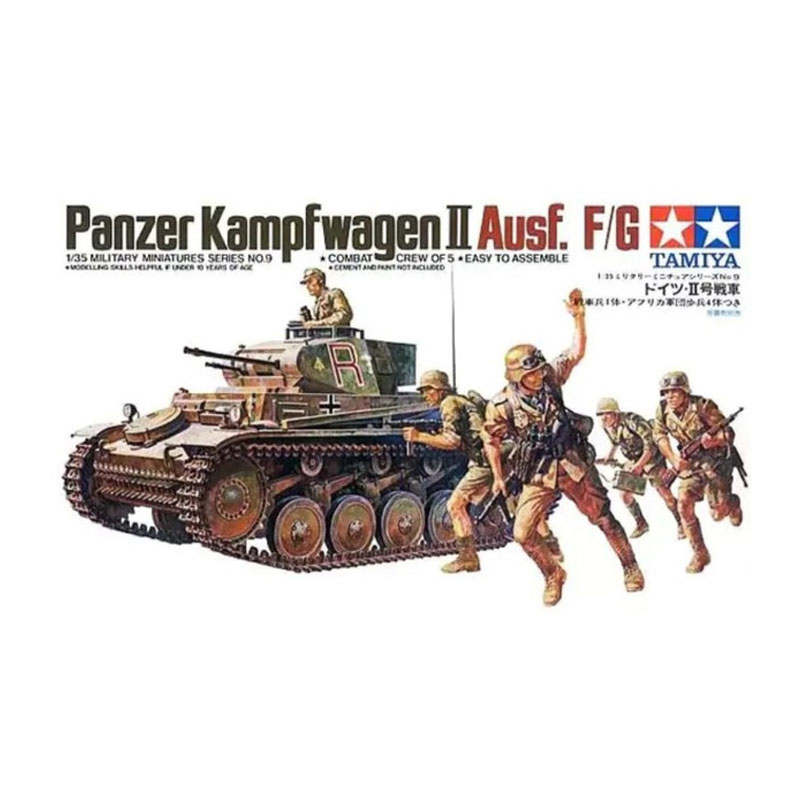 35009 - GER. PZKPFW. II AUSF.F/G SK.121 1/35