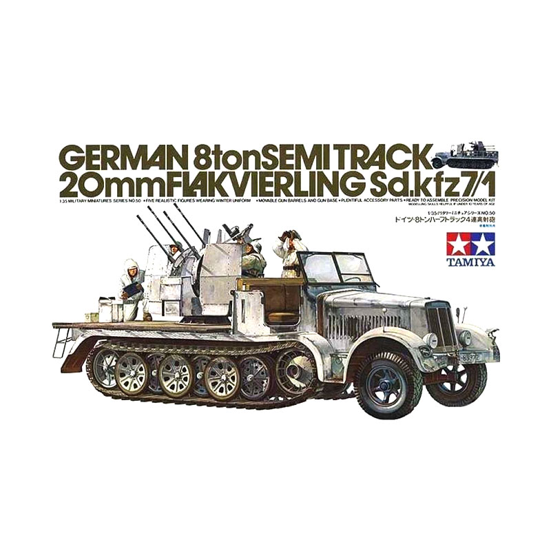 35050 - GERMAN HALFTRACK W/4-BARREL AA GUN 1/35