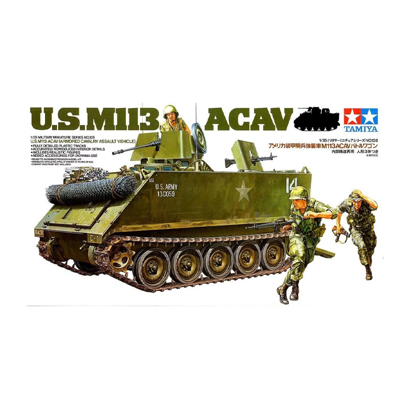 35135 - US M113 ARM.CAVALRY ASSAULT VEHICLE 1/35