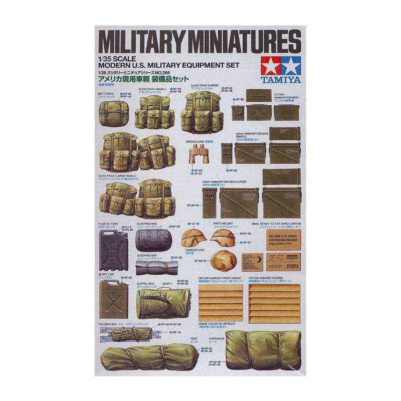 35266 - DIORAMA SET: US MILITARY EQUIPMENT MOD. 1/35