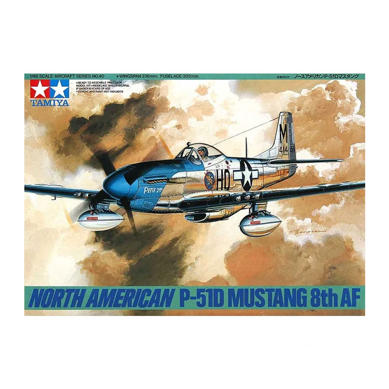 61040 - US NORTH AMERICAN P-51D MUSTANG 1/48