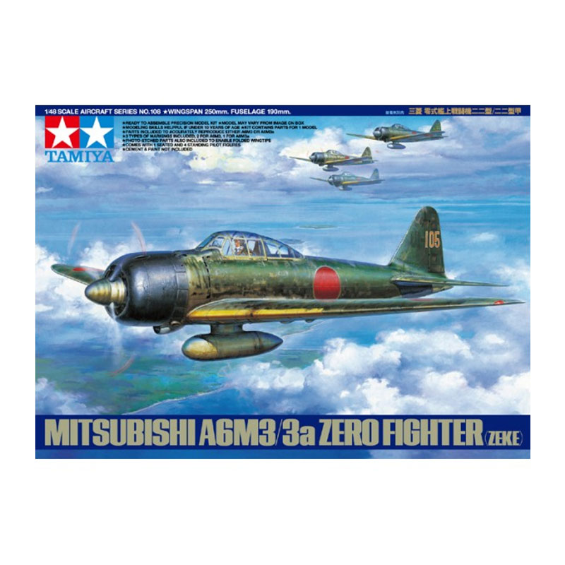 61108 - MITSUBISHI A6M3/3A ZERO FIGHTE PE 1/48