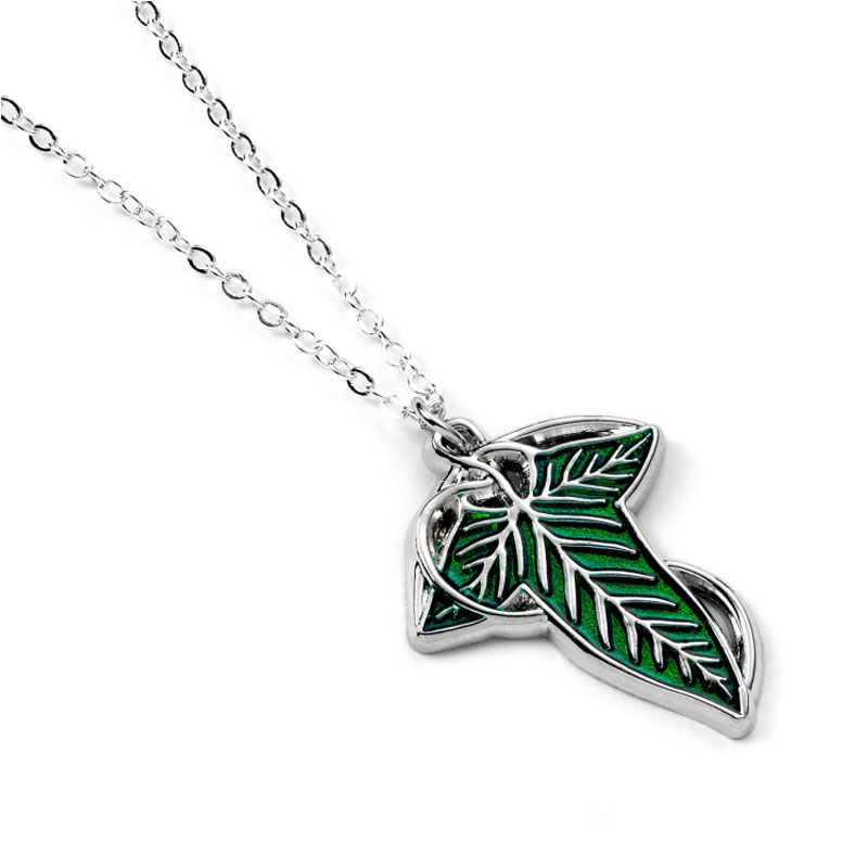 LORD OF THE RINGS PENDANT & NECKLACE THE LEAF OF LORIEN