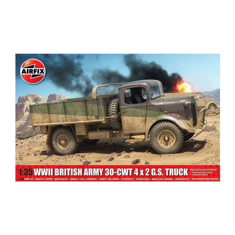 A1380 - WWII BRITISH ARMY 30-CWT 4X2 GS TRUCK 1/35