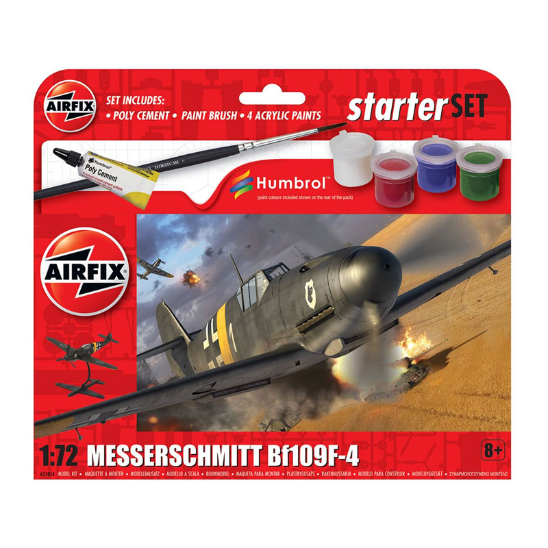 A55014 - STARTER SET - MESSERSCHMITT BF109F-4 1/72