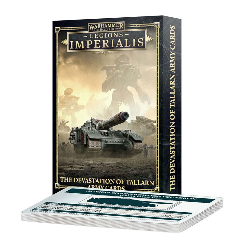 LEGIONS IMPERIALIS: DEVASTATION OF TALLARN ARMY CARDS