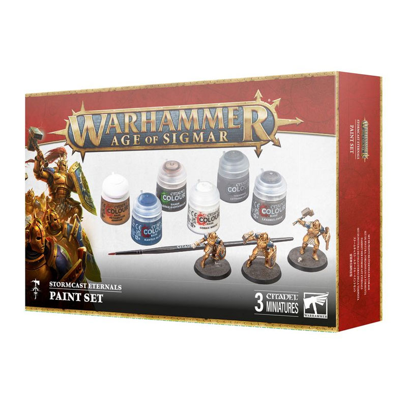 AGE OF SIGMAR: STORMCAST ETERNALS + PAINT SET