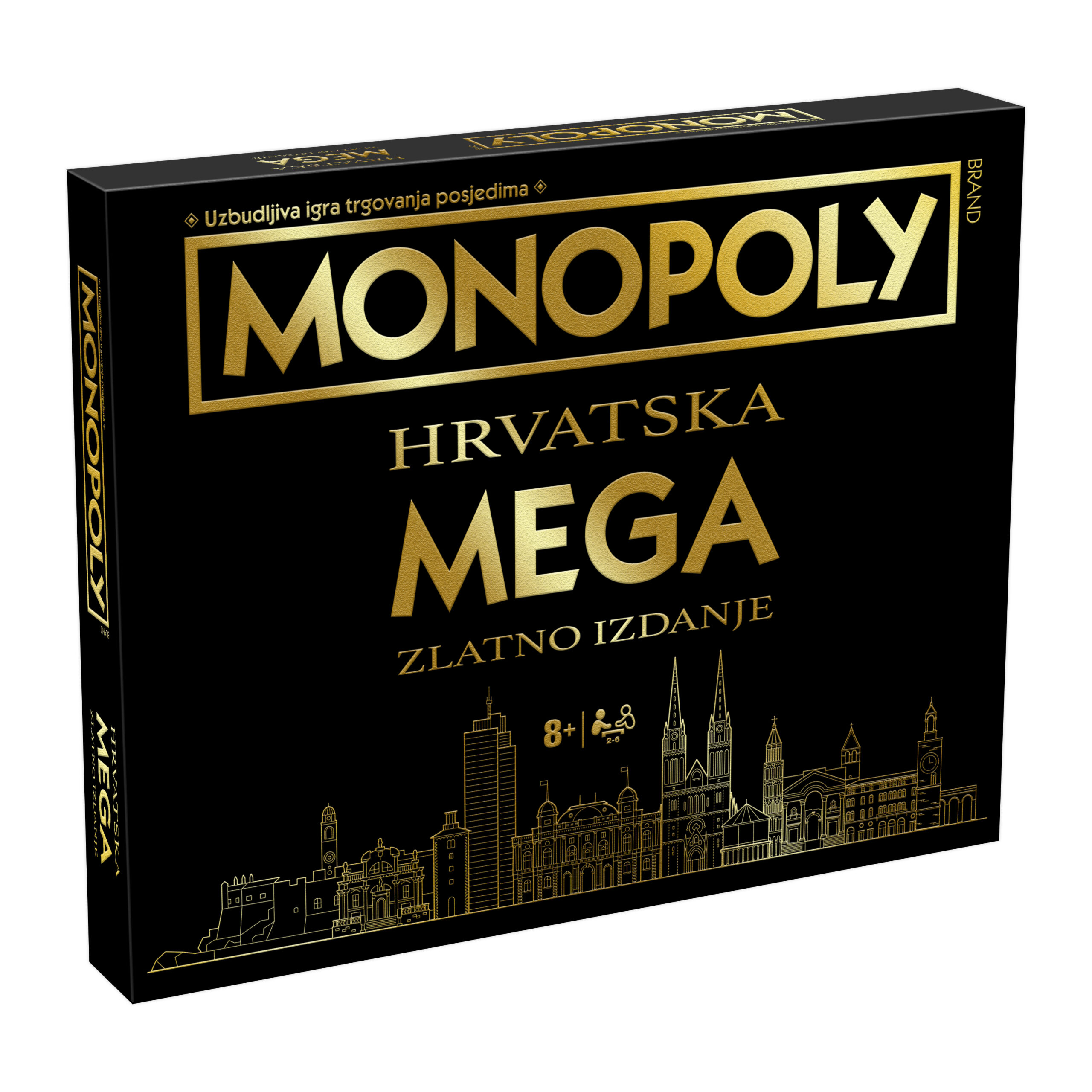 MONOPOLY HRVATSKA MEGA ZLATNO IZDANJE (HR)