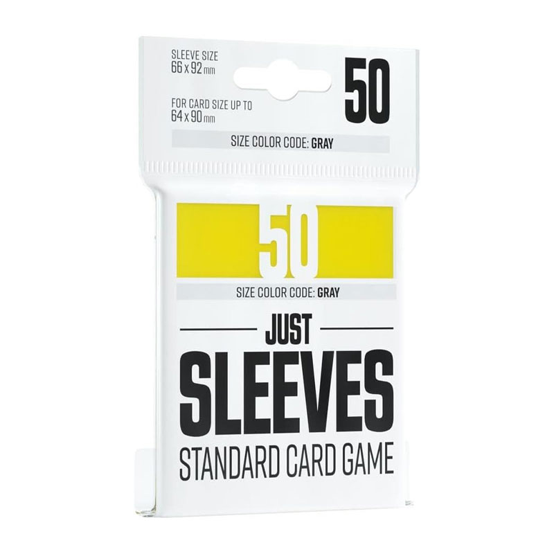 JUST SLEEVES - STANDARD CARD GAME YELLOW