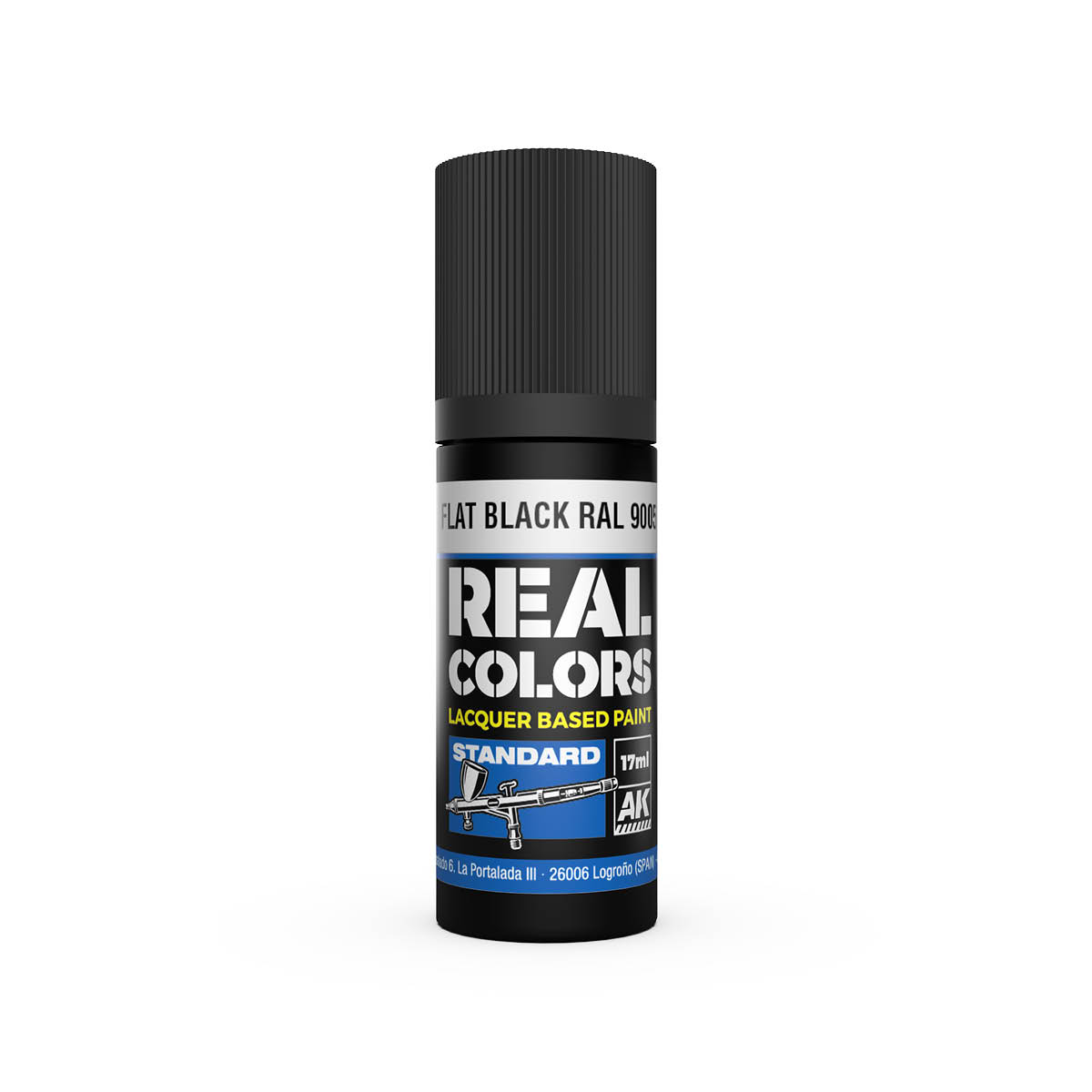 REAL COLOR - 804 - FLAT BLACK RAL 9005