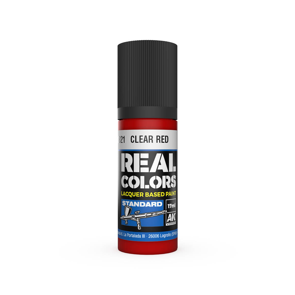 REAL COLOR - 821 - CLEAR RED