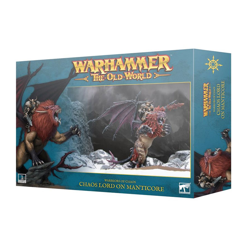 THE OLD WORLD: WARRIORS OF CHAOS: LORD ON MANTICORE