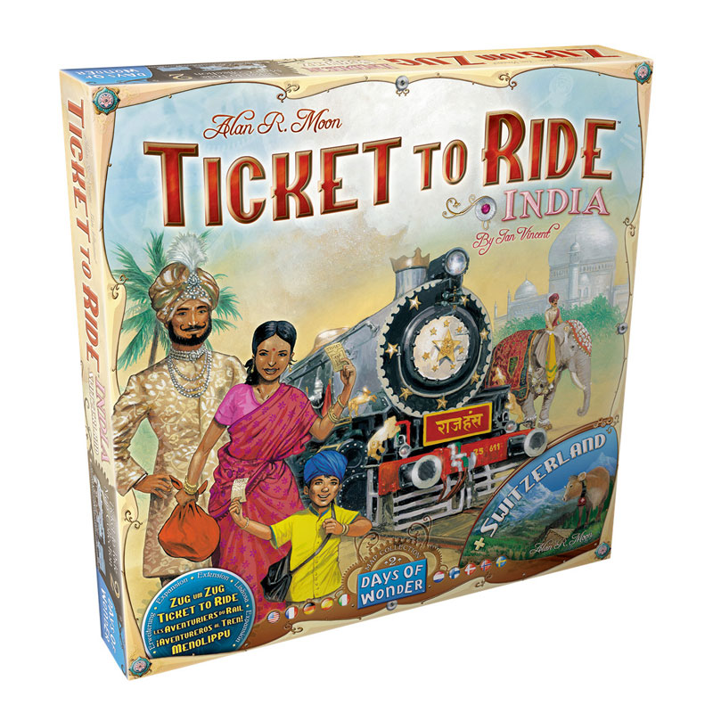 TICKET TO RIDE MAP COLLECTION 2: INDIA & SWITZERLAND