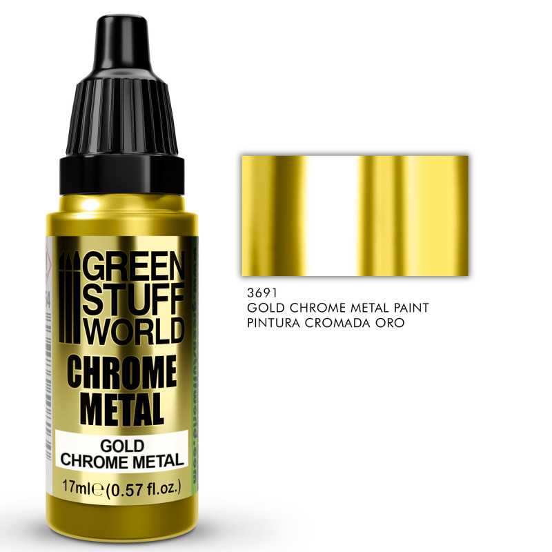 CHROME METAL PAINT - GOLD