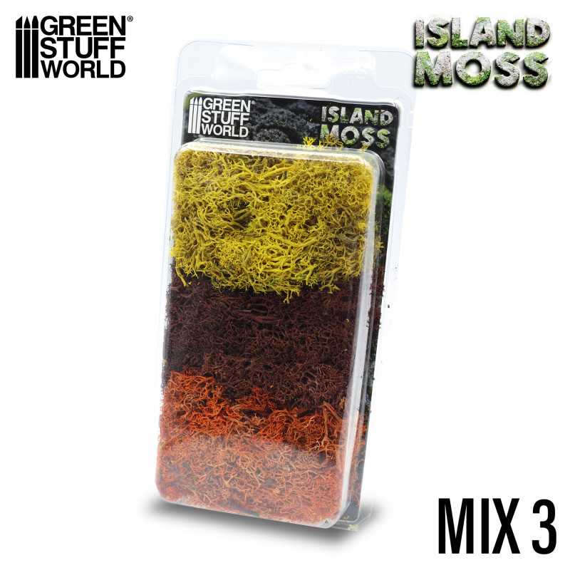 GSW: ISLAND MOSS -  SCENERY MOSS YELLOW/BROWN/DARKYELLOW