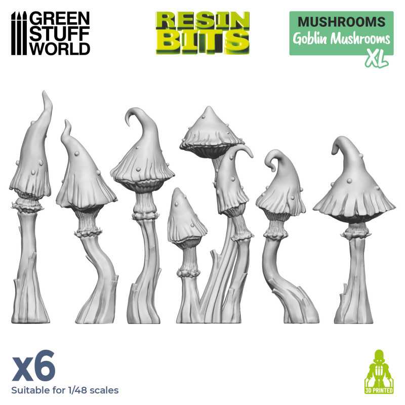 3D PRINTED - PLANTS - GOBLIN MUSHROOM XL