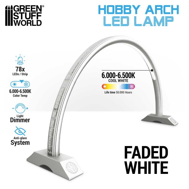 GSW: HOBBY ARCH LED LAMP - FADED WHITE