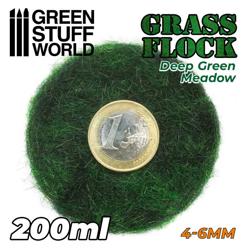 GRASS FLOCK - DEEP GREEN MEADOW 4-6 MM