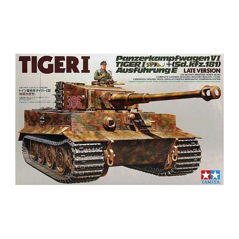 35146 - GERMAN SDKFZ.181 PZKPFW.VI TIGER I E 1/35
