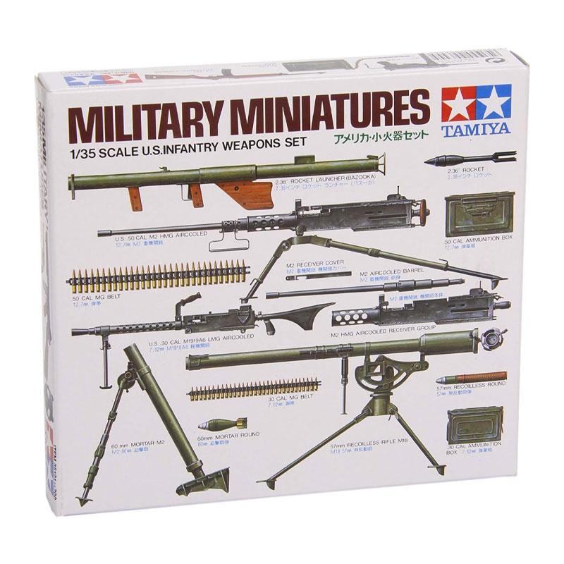 35121 - DIORAMA SET - US INFANTRY WEAPONS 1/35