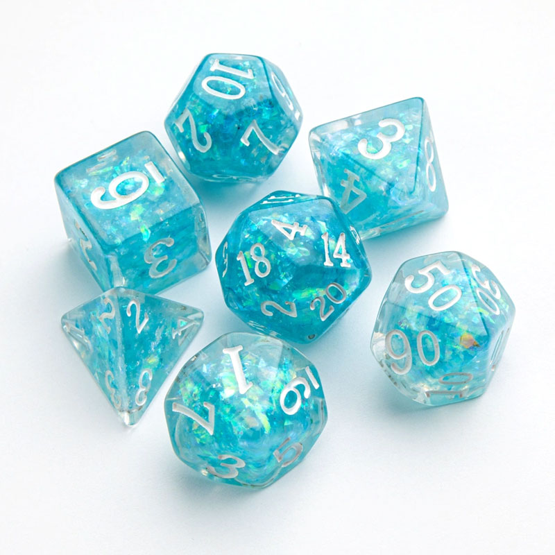 GAMEGENIC - CANDY-LIKE SERIES - BLUEBERRY - RPG DICE SET