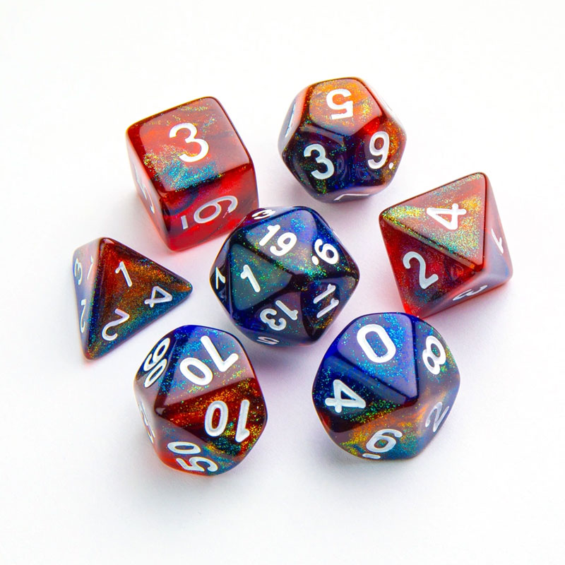GAMEGENIC - GALAXY SERIES - MARS - RPG DICE SET
