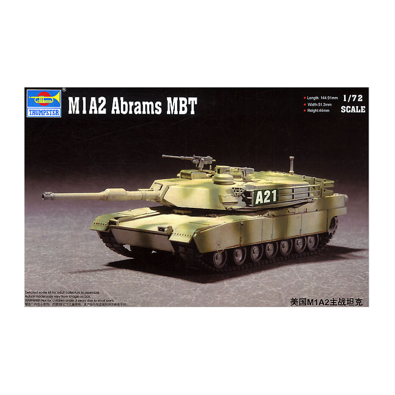 07279 - M1A2 ABRAMS MBT 1/72